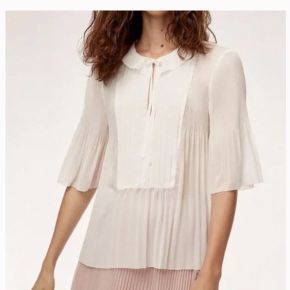 Aritzia Wilfred Matthieu Blouse Size Large NWT - Picture 4 of 4